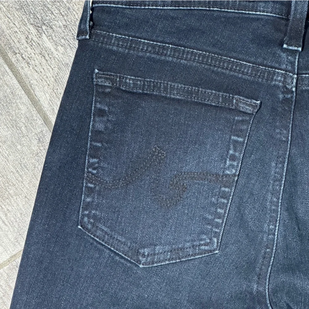 AG ADRIANO GOLDSCHMIED THE MARI Dark Wash High Rise Straight Leg Jeans 27 - Picture 10 of 15